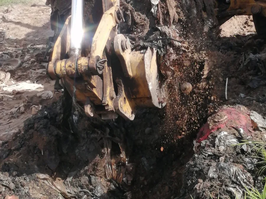 Excavación y preparación de instalaciones