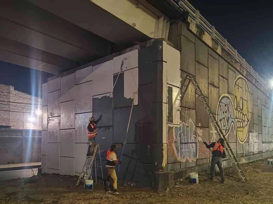 Mantenimiento y pintura de espacios públicos